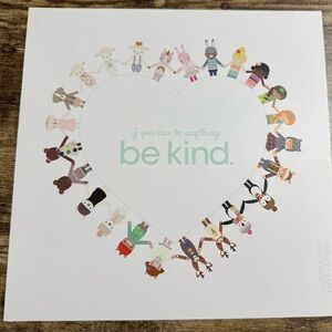 Cuddle + Kind “If you can be anything be kind” Art Print 10x10”